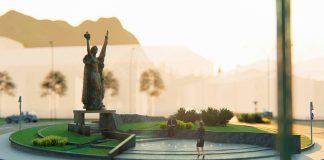 UZ JUBILARNU GODIŠNJICU PRVOG RATA Statua na užičkom kružnom toku