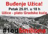 BUĐENJE UŽICA Protestni skup i šetnja