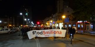 ČETRNAESTI PROTEST „1 OD 5 MILIONA“ Pošteni izbori su naša šansa, moramo da oslobodimo Srbiju!