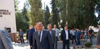 MINISTAR ŠARČEVIĆ OZVANIČIO RADOVE SPORTSKE SALE U SEVOJNU U okviru Osnovne škole „Aleksa Dejović“